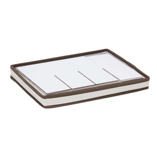 Wine Glass Storage Box with Reinforced Handle Fully Removable Lid Foldable Large Capacity