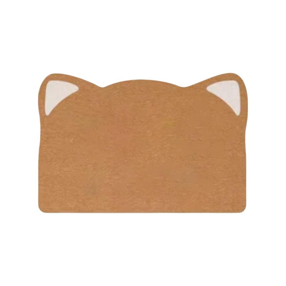 Removable Backing Photo Wall Board Cat Ear Design Perler Bead Display Board  Kids Room Decor темно-коричневого
