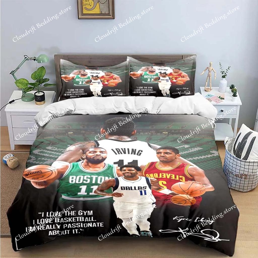Fashion Basketball Star K-Kyrie Irving Print Bedding Sets Bed Supplies Set Duvet Cover Bed Comforter Set Bedding Set Luxury Gift