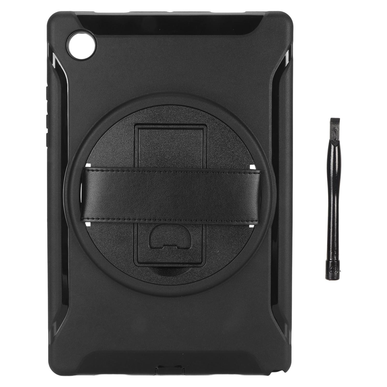 

Tablet Case Multifunction Shockproof High Hardness Tablet PC Case with Strap Bracket for Tab A810. Black