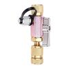 HVAC Valve Core Removal Tool Double O Ring Sealed Adjustable Vacuum Rated Valve Core Remover Installer Tool with Wrench