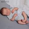 BZDOLL 48cm 19 Inch Soft Vinyl Reborn Levi Asleep Baby Boy Doll Like Real Newborn with 3D-painting Skin and Visible Veins Cloth Body Dolls Toy Gift