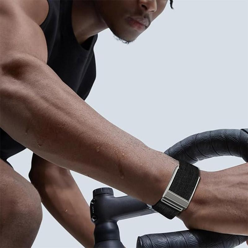 Verstellbares Nylon-Sportarmband für Whoop 5.0 Wasserdichtes Ersatz-Armband Fitness-Tracker Whoop Life EKG-Armband