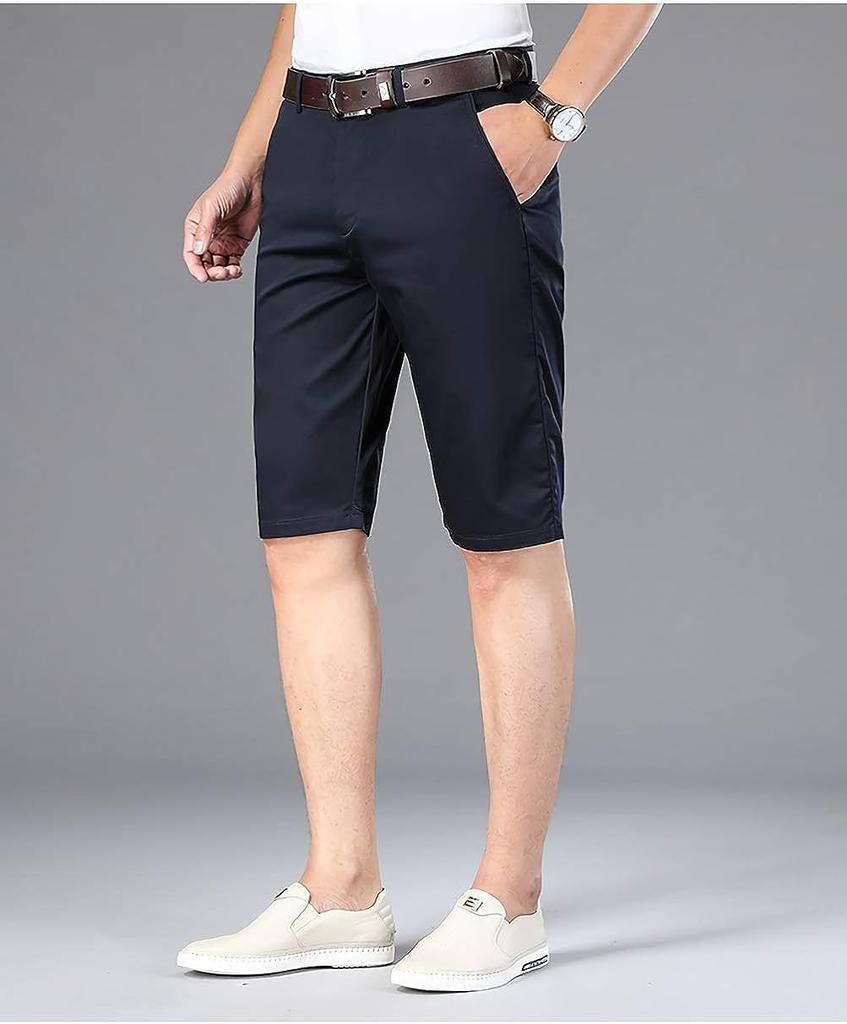 Half Golf Half Good Straight For Stylish Dark [inotenka] Shorts, Pants, Pants, Pants, Men's, Summer, Elasticity, Plain, Slim, Pants, Business, Golf,