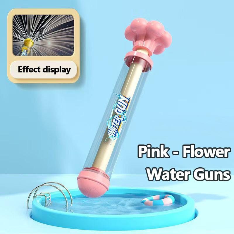 Firework Water Gun Large Capacity Pull-Back Splash Water Blaster - Portable Multifunctional Water Spray Toy Suitable