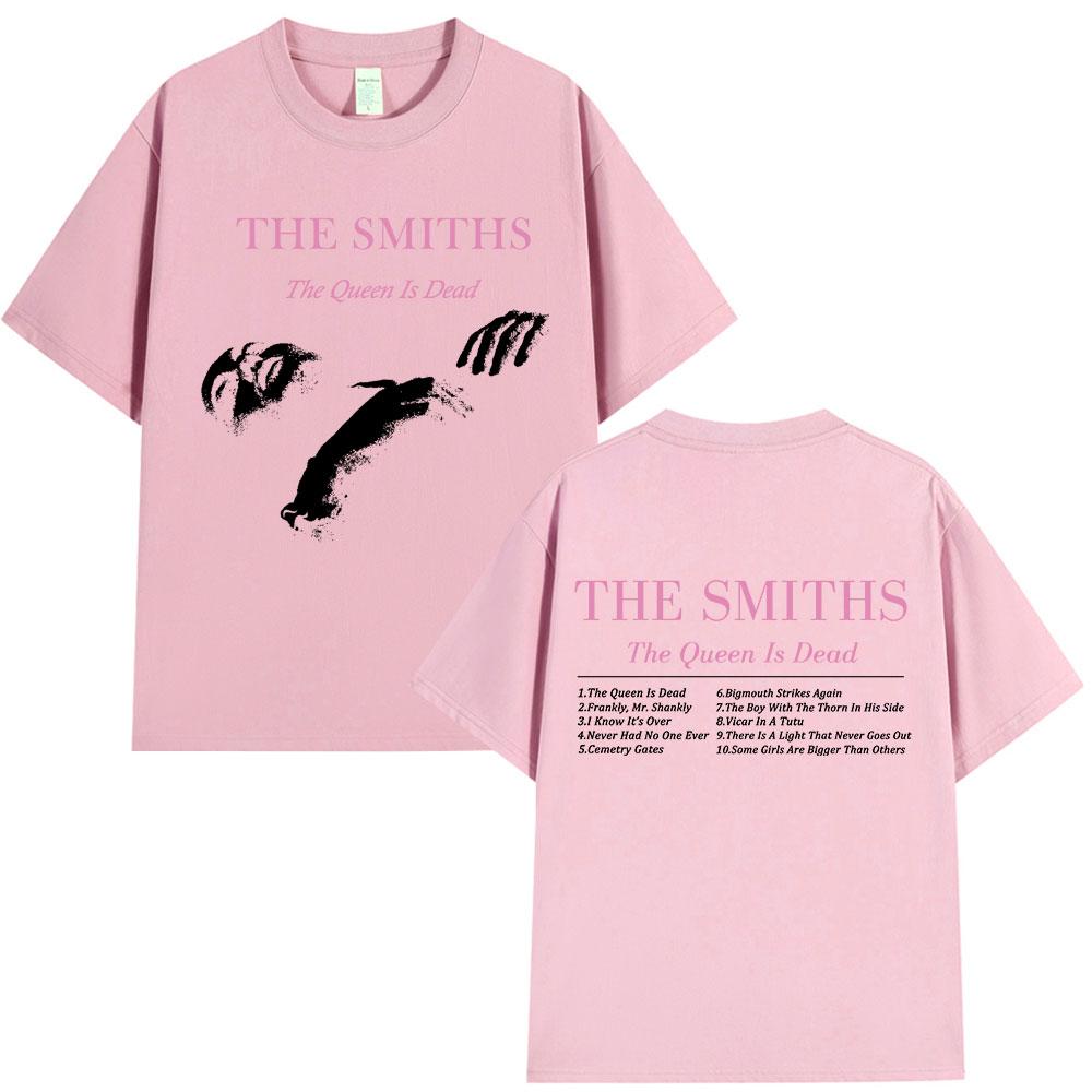 The Smiths The Queen Is Dead T Shirt 1980s Indie Morrissey Oversized Tshirt Vintage Punk Rock Band Tshirts Streetwear Unisex