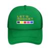 Mighty Morphin Power Rangers Trucker Hat Adult Outdoor  Mesh Baseball Caps Polyester Adjustable Fishing Hat