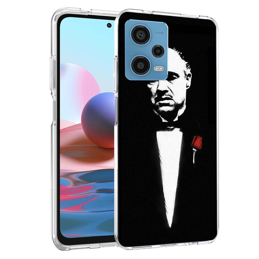 

--The Godfather Phone Case For Redmi Note 13 12 14 15 Pro Plus 13R 11 11T 11E 11S 10 Pro 10S 9 9S Cover Cell Clear TPU Capa Case Redmi Note 11(11S)5G