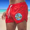 74  Summer Men's Quick-Drying Swim Trunks Printing Sports Pants Swimwear Beach Shorts Jogging Shorts