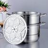 YISPOT YP-8172 3-Layer Stainless Steel Steamer Pot
