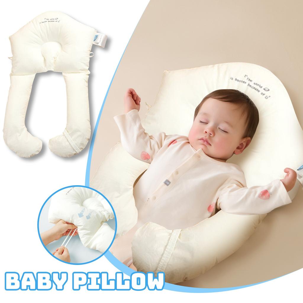 Baby Stereo Pillow, End Your Sleepless Nights, Breathable Pillow Soothing Pillow Summer Washable Pillow, Removable -Rolling Sleep Positioner