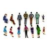 10pcs 1:25 1:30 1:50 1:75 1:87 Scale Miniature Landscape Figurines  DIY Handmade