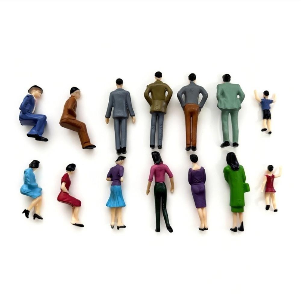 10pcs 1:25 1:30 1:50 1:75 1:87 Scale Miniature Landscape Figurines  DIY Handmade