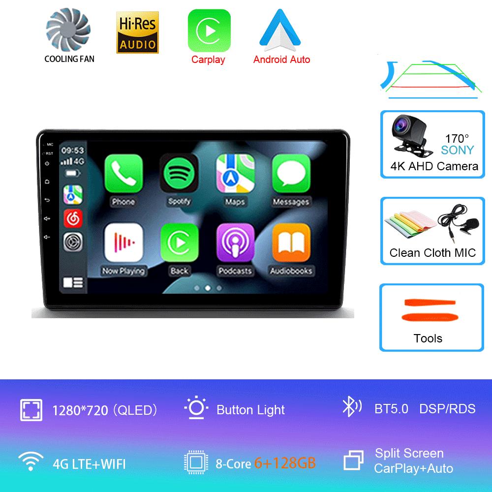 Car Radio Android14 Carplay For Citroen Berlingo For Peugeot Partner 2008 - 2019 Navigation GPS Multimedia Player WiFi BT Stere