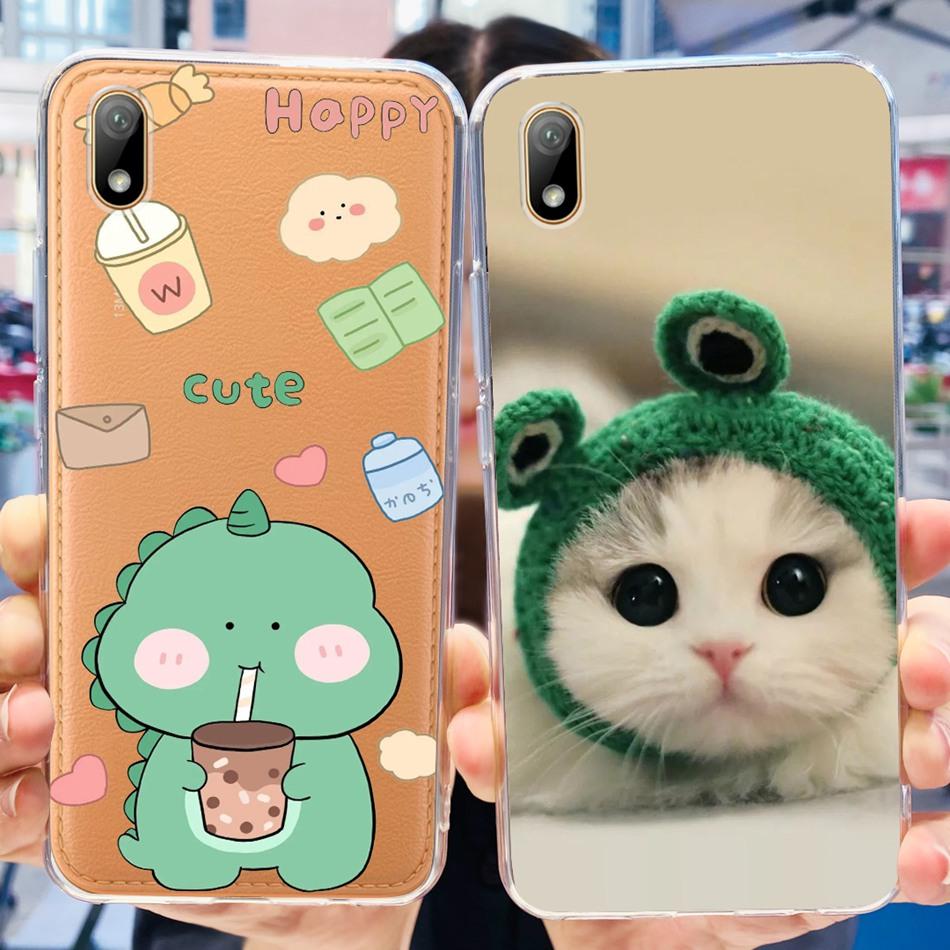 For Huawei Y5 2019 Phone Case Huawei Y5 (2019) AMN-LX9 LX1 LX2 LX3 Fashion Painted Soft Silicone TPU Slim Back Cover