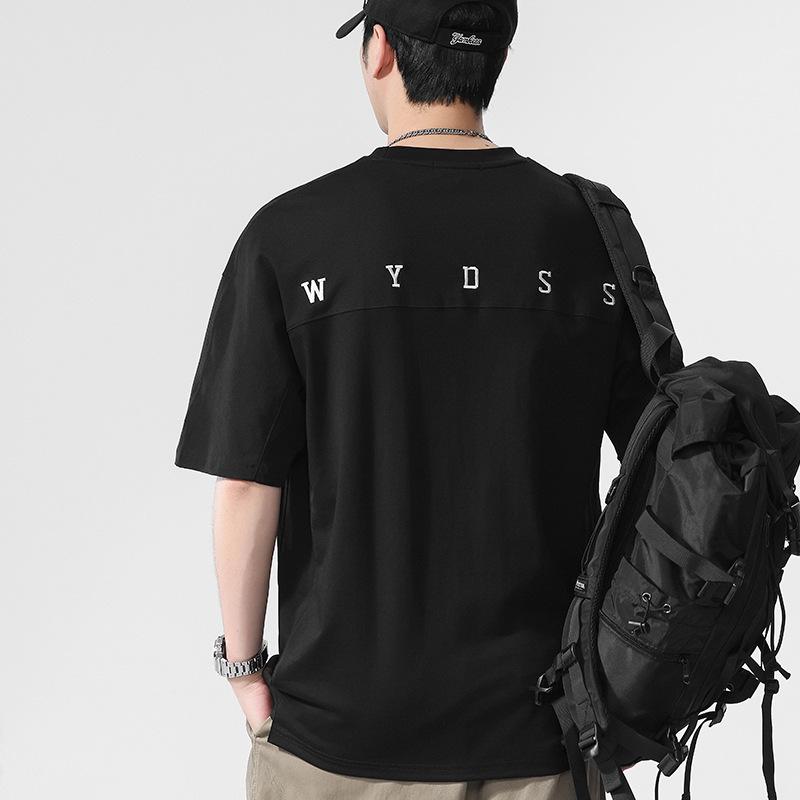 New Summer Men's Round Neck Short T-shirt Short Sleeve Thin Casual Youth Half-sleeved Shirt