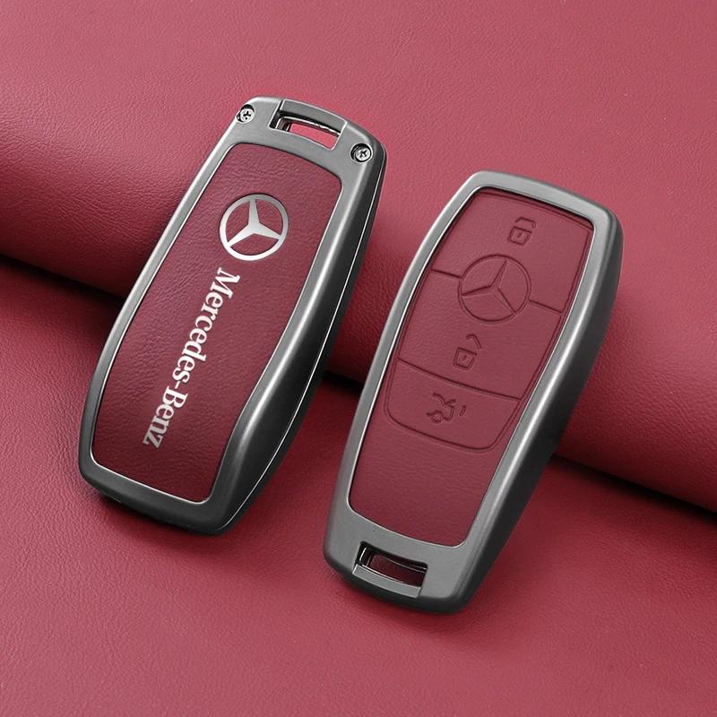 SUG2   Key Fob Cover for Mercedes Benz A B C E S Class W204 W205 W212 W213 W176 GLC MAYBACH Keyless Soft Case