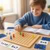 Multiplication Mnemonic Table, Math Game Learning Board, Children's Complete Set Of Three Dimensional Geometry Puzzle Toys