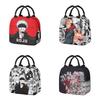 Anime Jujutsu Kaisen Digital Print Kids Lunch Bag School Food Bag Boys Insulated Soft Cooler Cooling Tote Travel Picnic