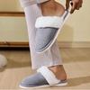 Fashion Comfort Faux Suede Cotton Slippers Women Indoor Non Slip Warm Plush Slippers for Woman Winter Faux Fur Flat Heel Fur Slides Lady