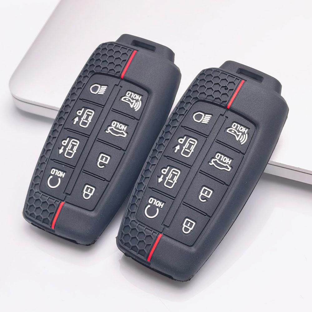 Premium Silicone Car Key Fob Cover For Hyundai i30 K2 K5 For KIA Optima K5 K3 Soft Silicone Car Interior Accessories