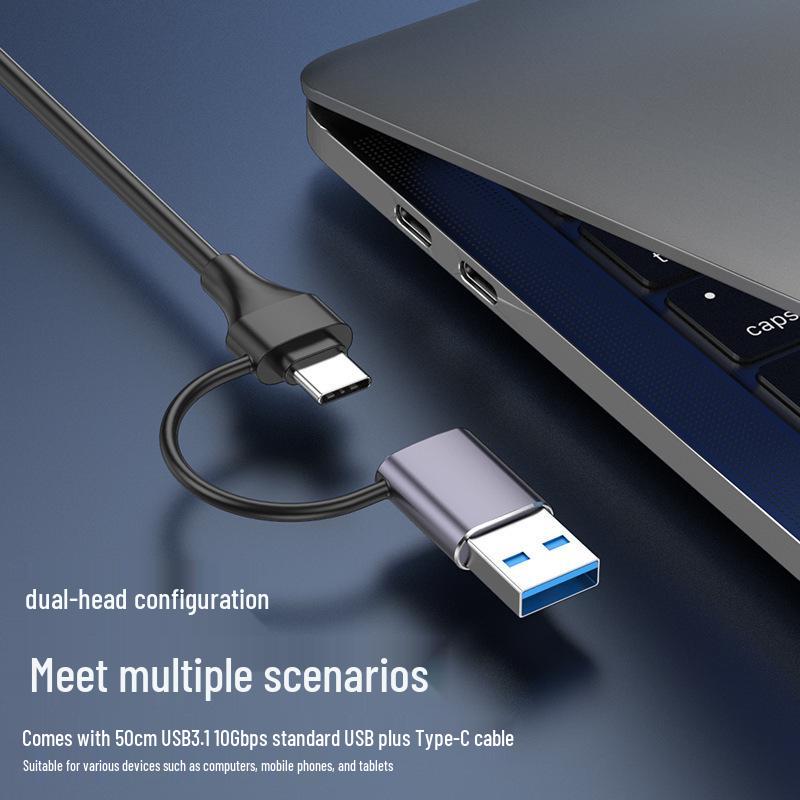 USB 3.1 Dual Protocol M.2 SSD Enclosure: Thunderbolt & SATA Compatible