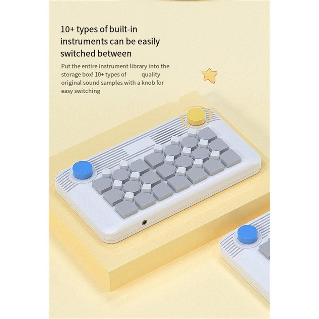 2026 New Pocket Music Keyboard Portable MIDI, Electronic Piano Synthesizer for Beginner, Children Adult Gift