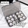 6-in-1 Contact Lens Case Transparent Eye Contacts Storage Box with Tweezer for Beauty Pupil Portable Travel Makeup Accessories