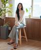WAARFORWOMAN Wk-24 Sheer Pullover_Gray