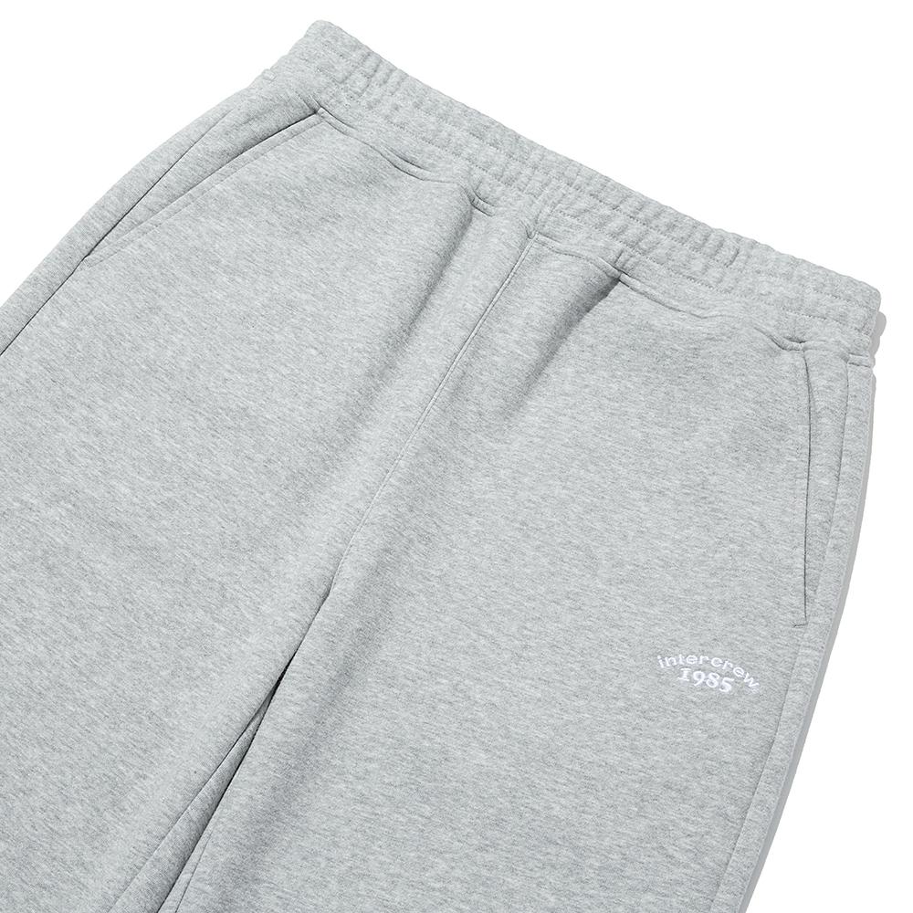 Intercrew Embroidered Logo Semi-Wide Pants M Grey Ity3Rl33Gmg
