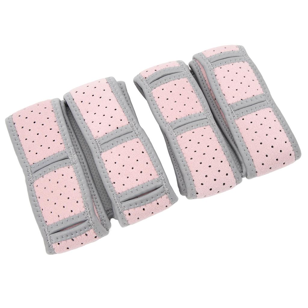 1 Pair Patella Tendon Support Sports Knee Guard Joint Protector for Men Women Running Tennis Pink