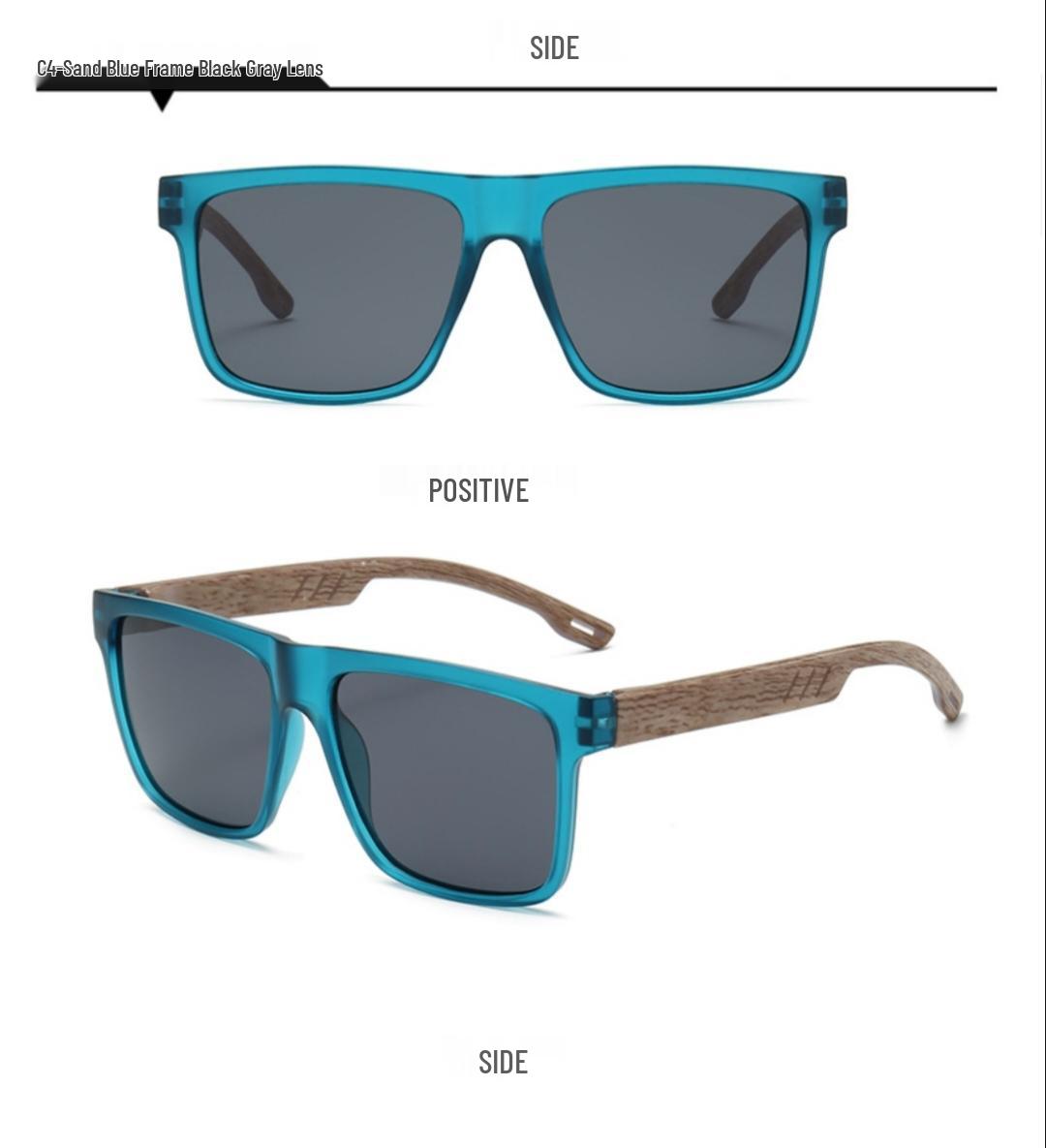 Men s Retro UV Protection Square Sunglasses - Trendy, Versatile Fashion Glasses