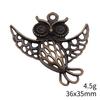 Big Owl Pendant Wings Charms For Forest Bird Theme DIY Bracelet Necklace Jewelry Making Supplies For