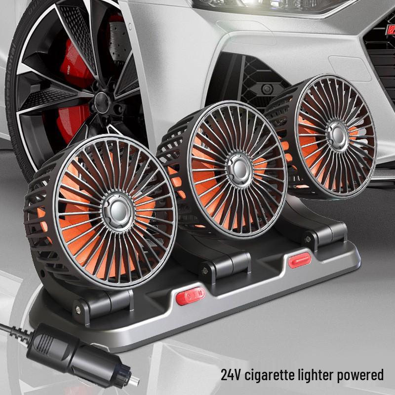 Universal Car USB Telescopic Small Fan for Rear Seat (12V/24V)