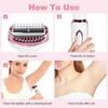 2026 New 4 in 1 Electric Razor for Women Body Hair Trimmer Armpit Bikini Arm Leg Face Mustache Portable Painless Shaver