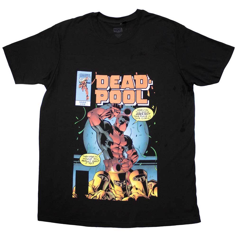 

Marvel Comics Deadpool Bubble Text T-Shirt Black New Unisex T-Shirt XXXXL