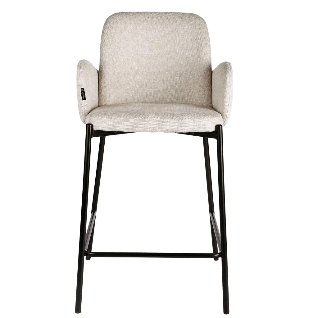 TOGO velvet upholstered swivel chair, brown