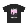 Animal Liberation Graphic Tee: Vegan Animal Rights Activist and Kids Tshirt