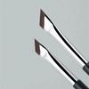 2Pcs Upgrade Eyeliner Brush Ultra Thin Fine Angle Flat Eyebrow Brush Liner Brow Place Makeup Precise Detail Brush