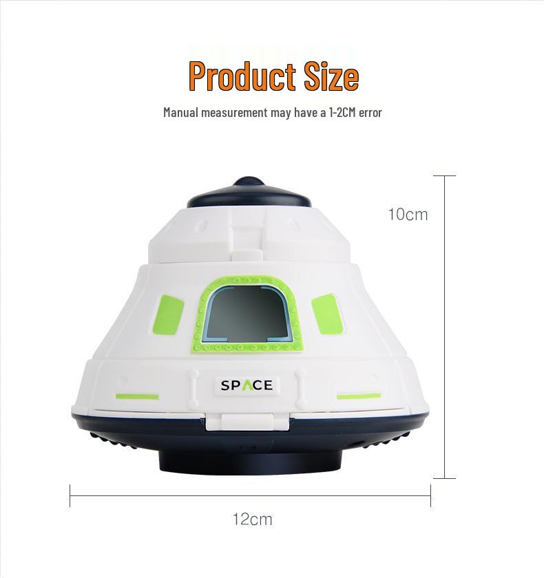 Children's Educational Space Toy Set: Rocket, Space Station & Astronaut