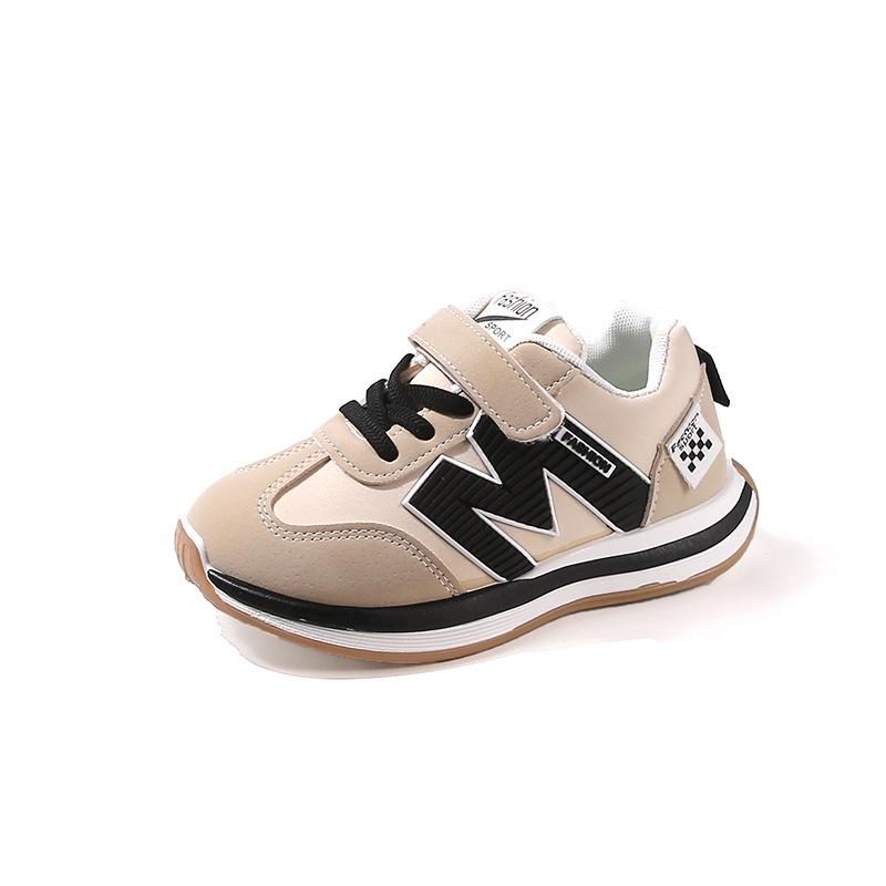 2025 Spring and Autumn New Children's Sports Shoes Boys Casual Shoes Girls Lightweight Breathable Running Shoes Student Board Shoes