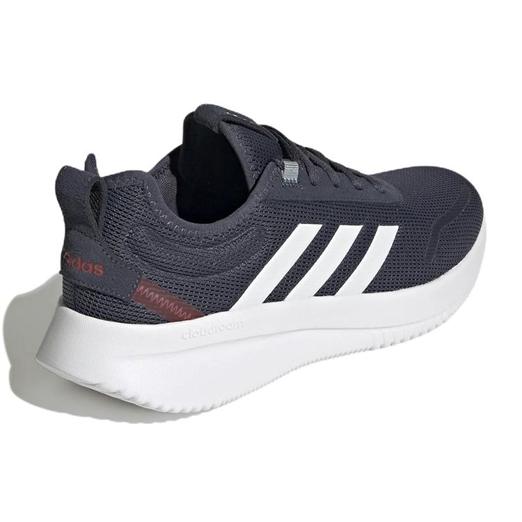 Adidas Neo Lite Racer Rebold Mesh Leather Fabric Classic Logo Durable Low-Top Lifestyle Casual Shoes Men sneakers Navy-Blue GX4221