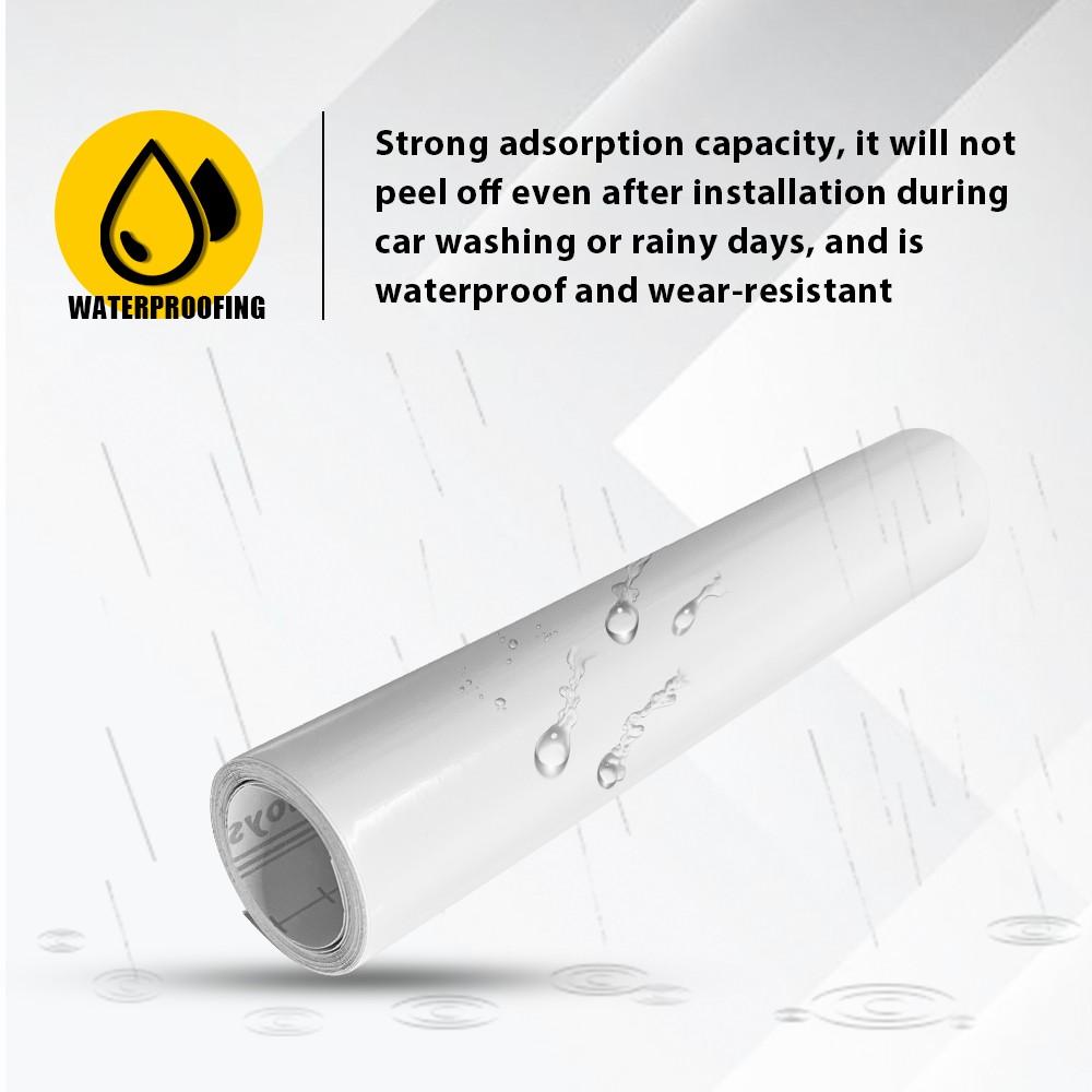 1Pcs Front Car Windshield Sun Visor Vinyl Decal Strip Film Banner Blank Sticker 60*8inch White Black Red Matte Black Accessories