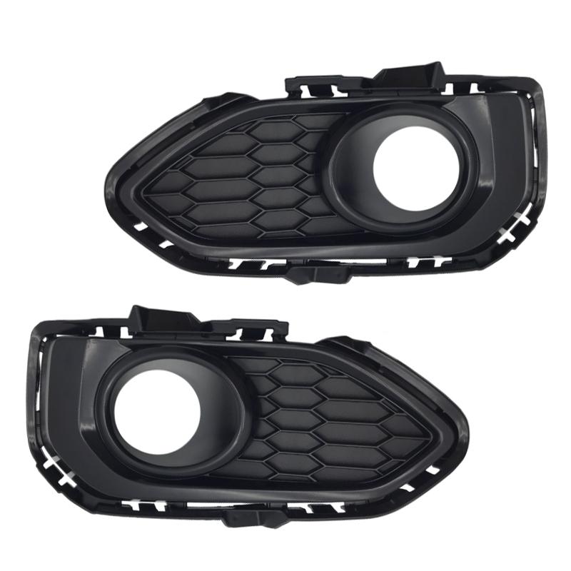 For Honda Fit 2018  Car Front Bumper Fog Light Lamp Bezel Frame Cover Grille Shell Cap Hood