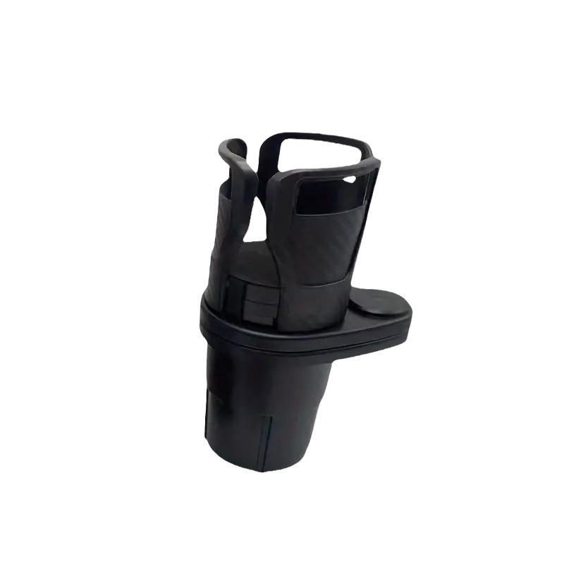 Dual-Layer Rotating Car Cup Holder with Multifunctional Storage