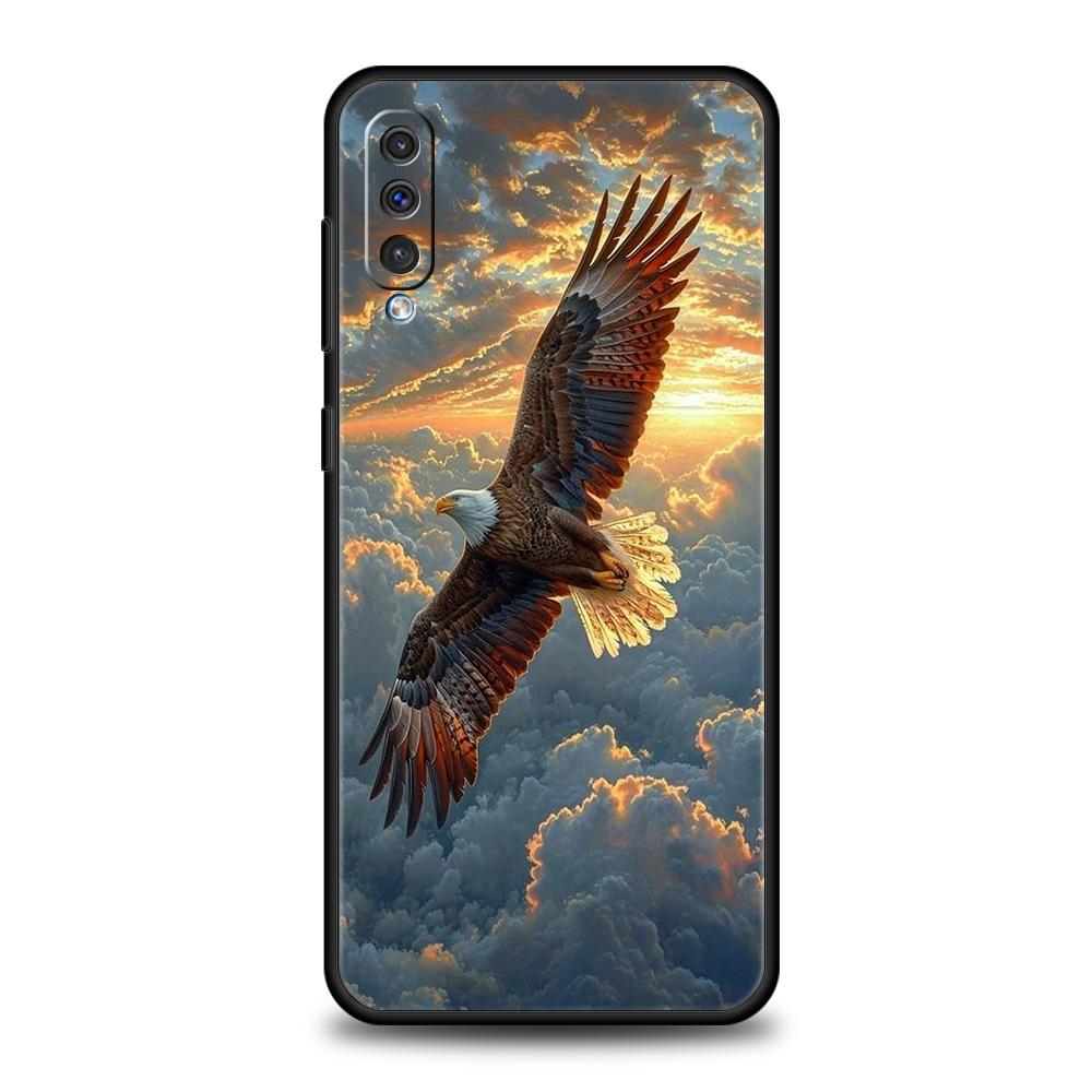 Eagle Phone Case For Samsung A56 A36 A26 A24 A16 A14 A12 A32 A50 A70 A20S A22 A30 A40 A34 A54 A42 A52 A04s A06 5G Cover