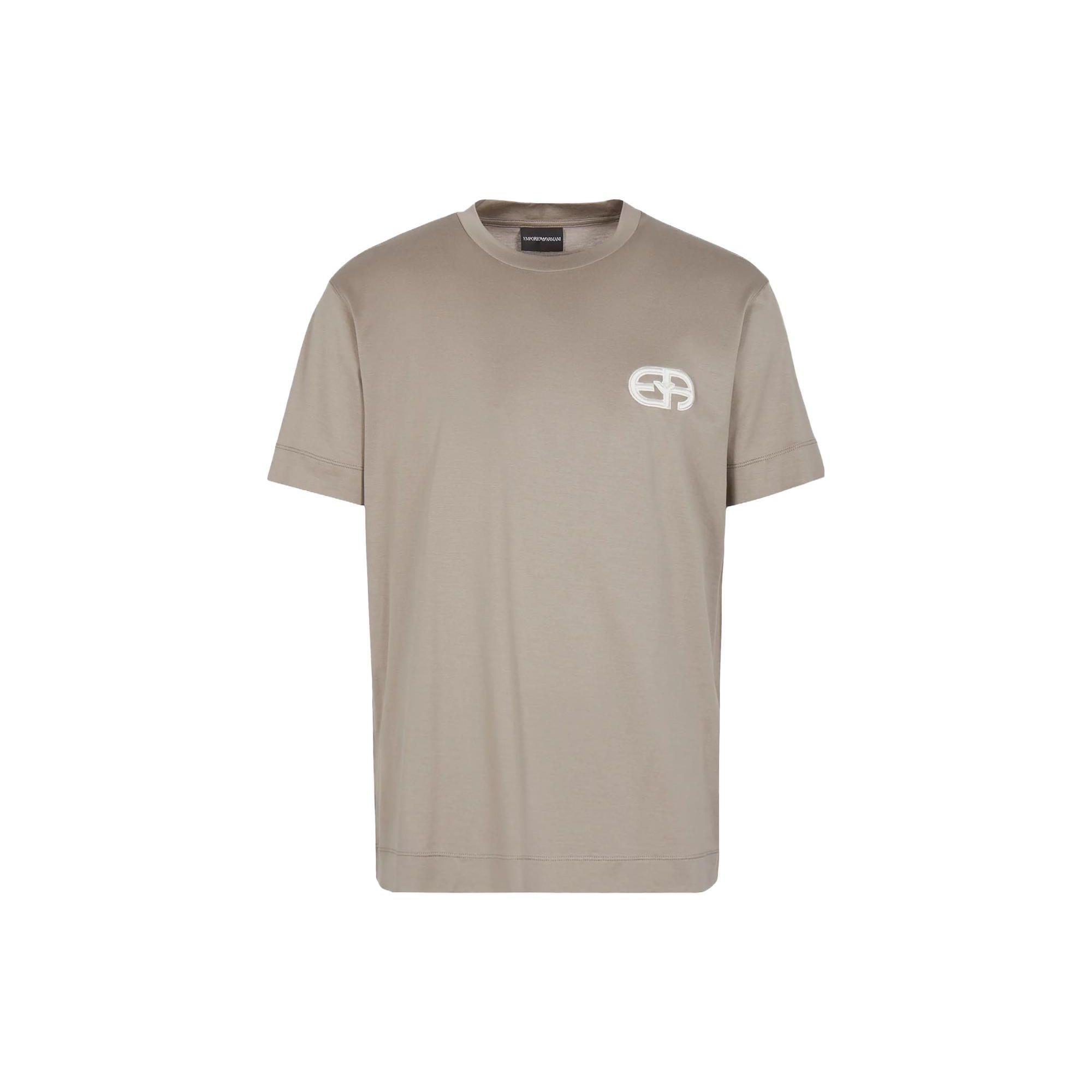 

Emporio Armani Printed Crew Neck Short Sleeve T-Shirt Men tops 8N1TF5-1JUVZ-0643 M