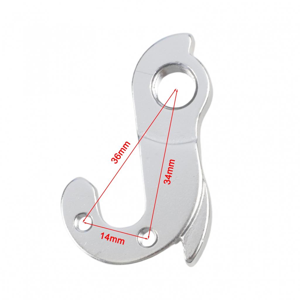 Aluminum Alloy Bicycle Tailhook Bike Rear Derailleur Hanger Easy To Install