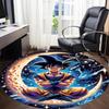 1pc Dragon Ball Office Round Area Rug, Indoor Mat Suitable For Office, Under Office Chairs Bedroom Living Room Home Decor, Room Deco