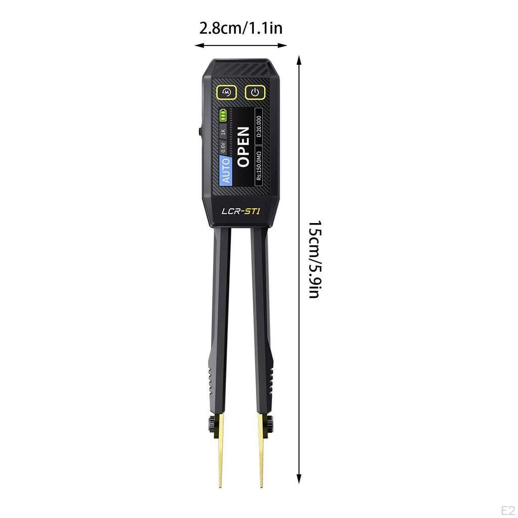Digital Tweezer Tester, Mini Smart ,Intelligent Handheld Multimeter Meter for